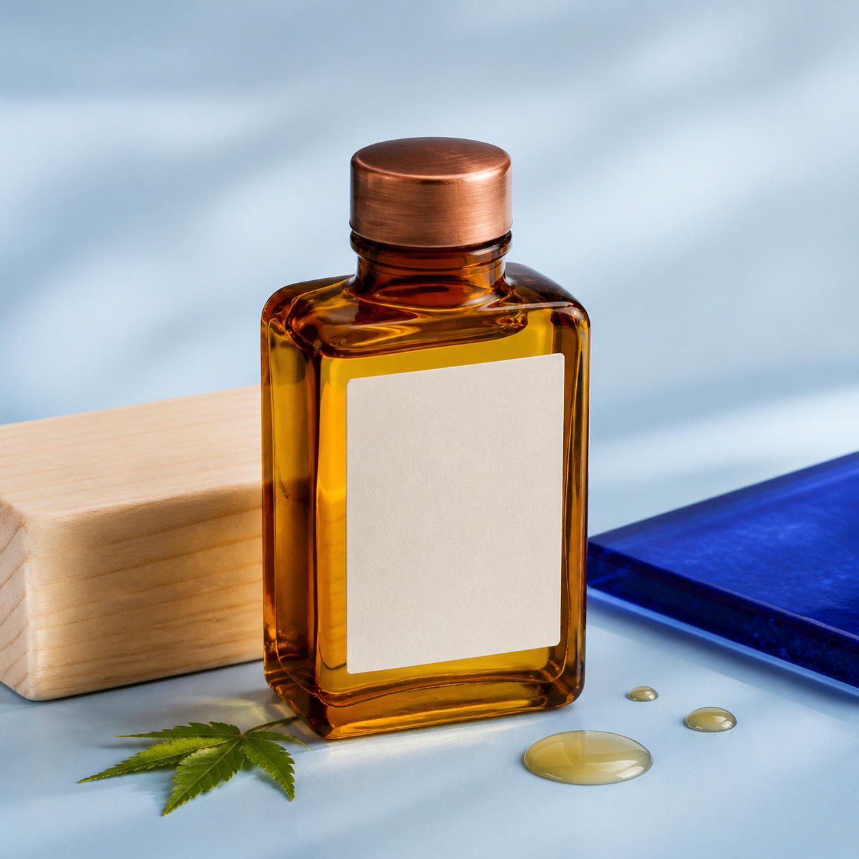 Hinoki Silk Bath Oil — white-label skincare product