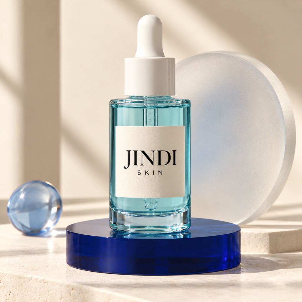 Dewdrop Hydration Serum — JINDI SKIN packaging concept