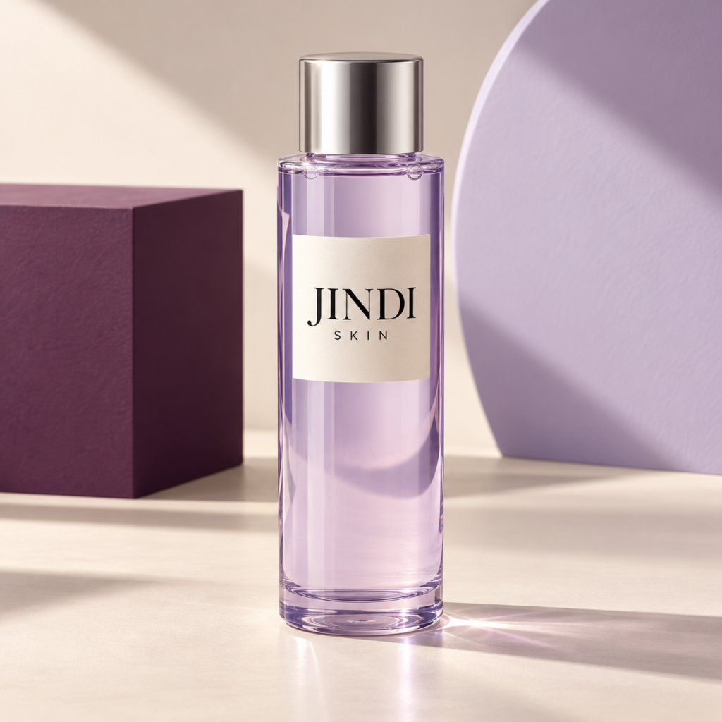 Evening Calm Micellar Water — JINDI SKIN packaging concept