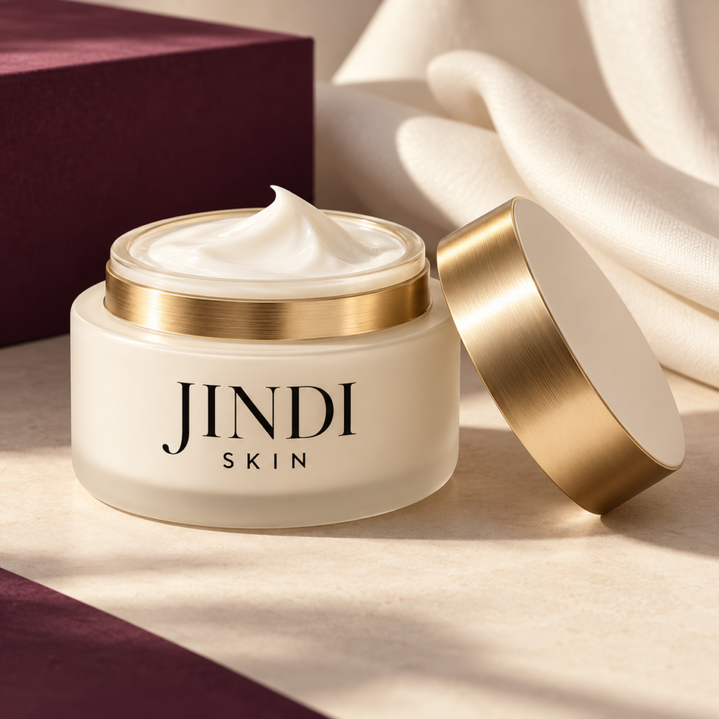 Moonlit Comfort Cream — JINDI SKIN packaging concept