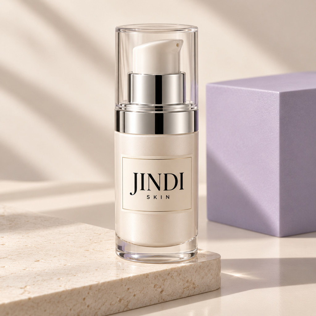 Silken Touch Eye Cream — JINDI SKIN packaging concept