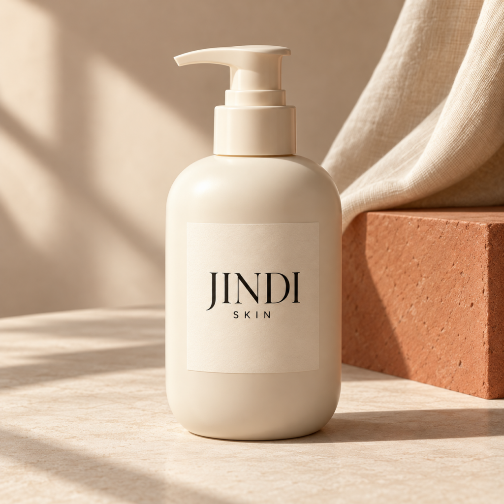 Soft Cloud Cleansing Milk — JINDI SKIN packaging concept